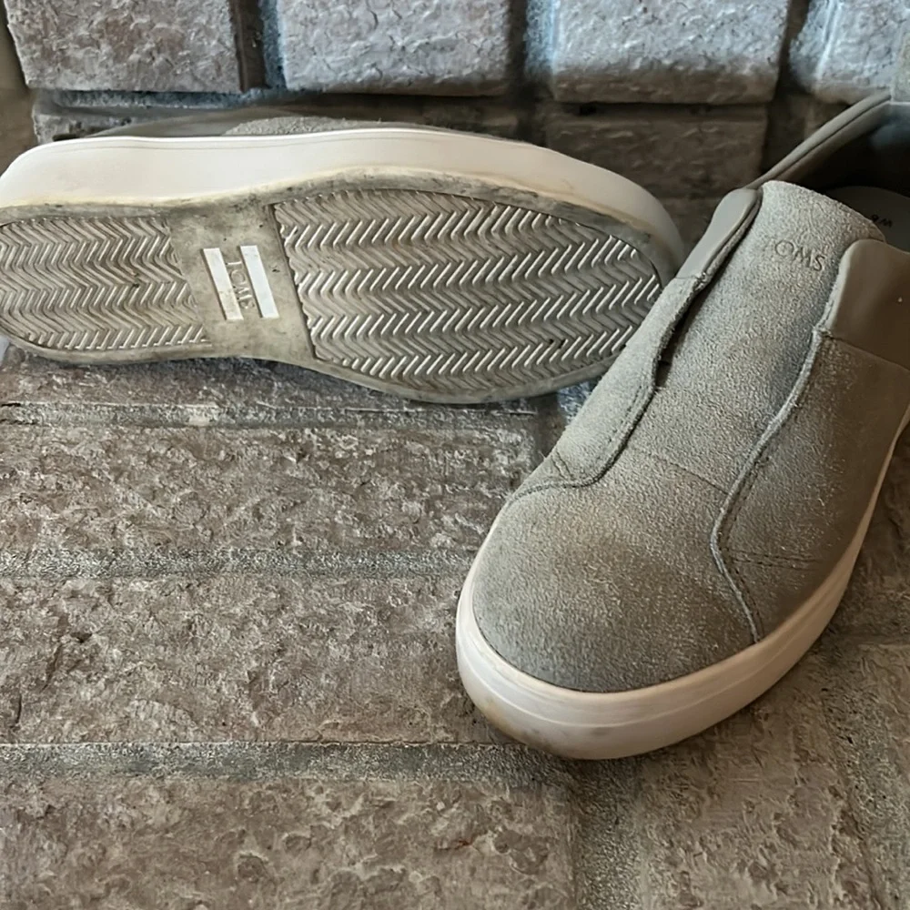 Toms Mid Gray Amber Suede Slip-on Sneakers - Picture 6 of 6